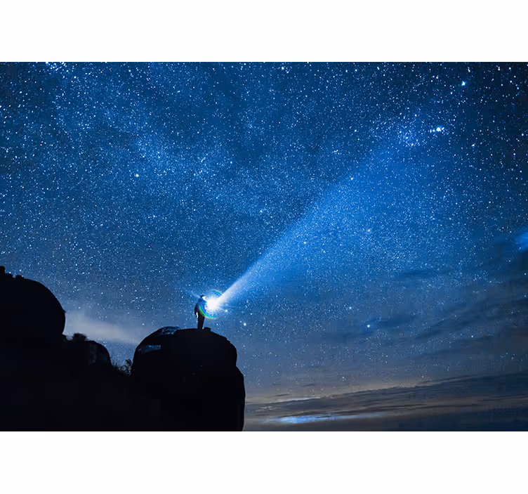Fototapeter rymden stjärnhimmel utforskning - Tenstickers