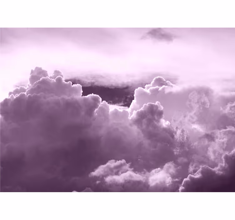 Lila moln naturlig estetisk himmel - Tenstickers