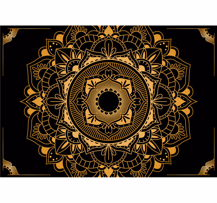 Fototapeter mandala elegant mandala design - Tenstickers