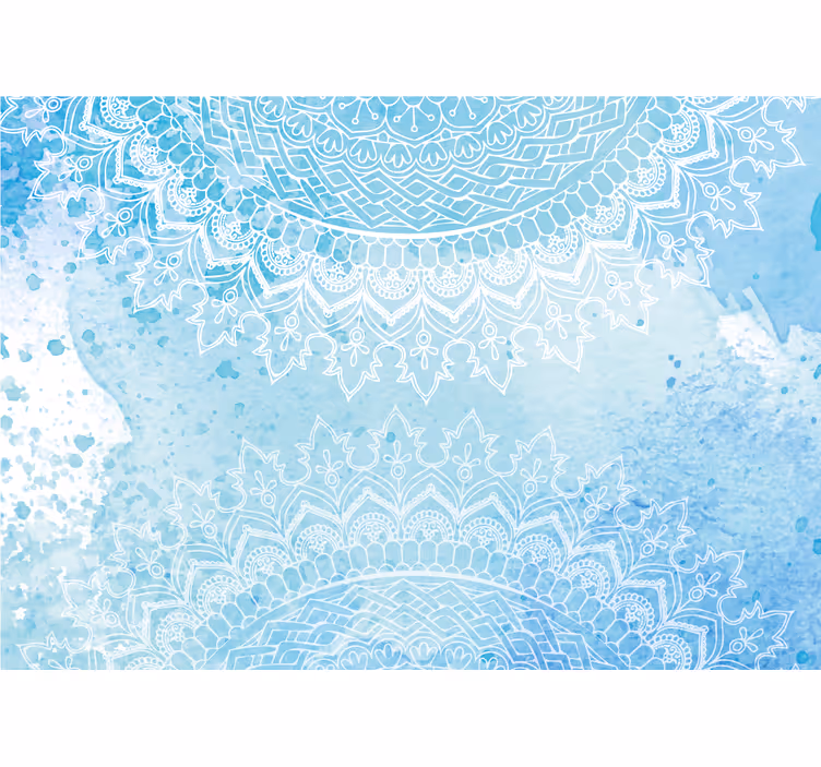 Fototapeter mandala invecklade spetsmönster - Tenstickers