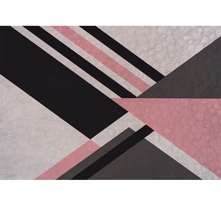 Diagonala färgblock Fototapeter abstrakt - Tenstickers