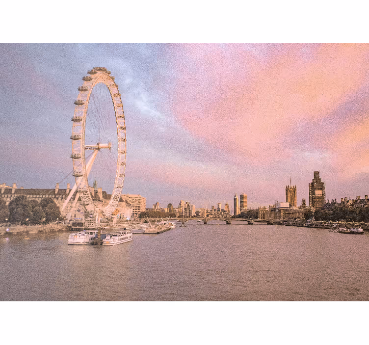 Fototapeter london utsikt över london eye - Tenstickers
