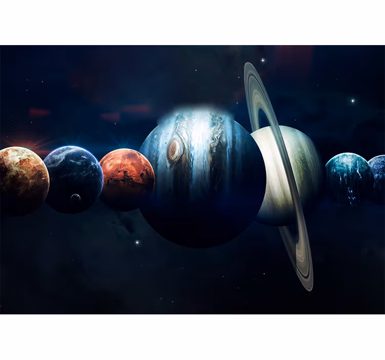 Galaxy with stars space fototapet - Tenstickers
