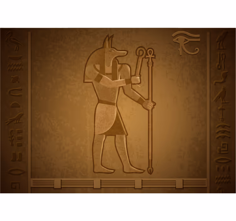 Fototapeter djur forntida egyptisk gudomlighet - Tenstickers