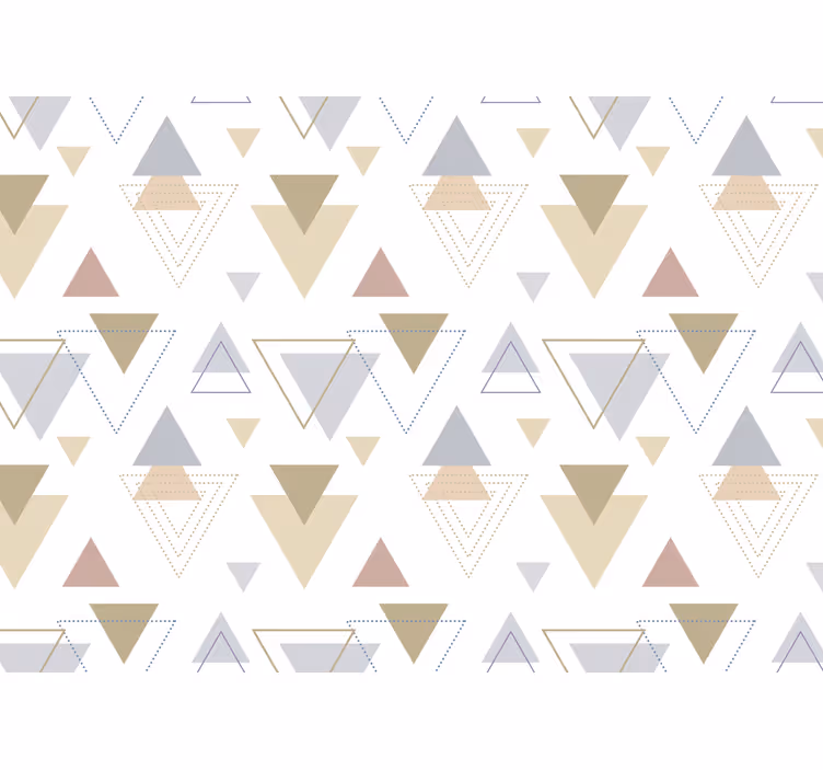 Fototapeter abstrakt geometriska triangelmönster - Tenstickers