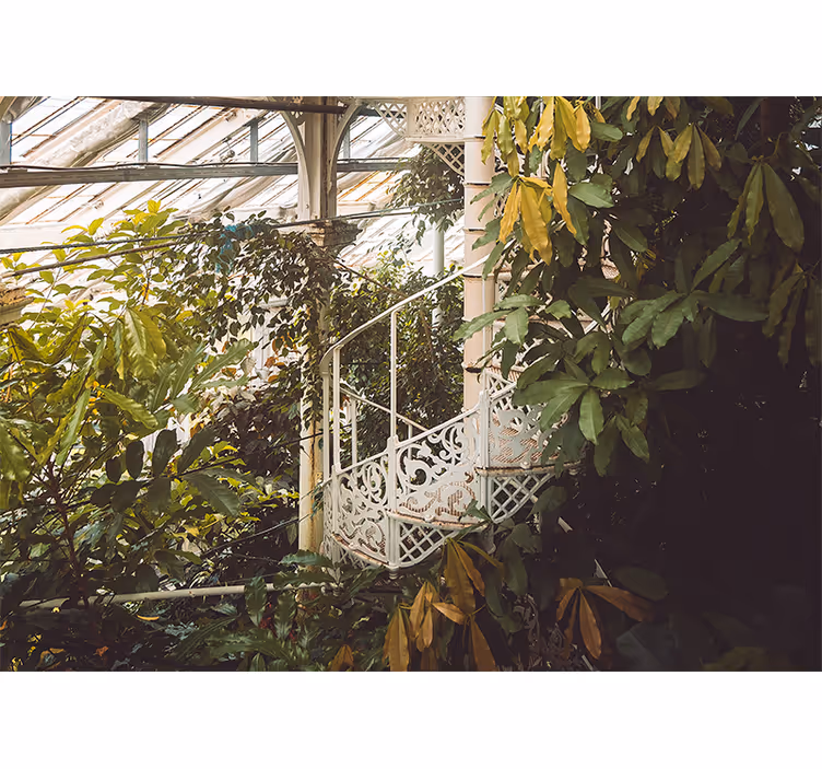 "cottagecore" botanisk natur tapet - Tenstickers