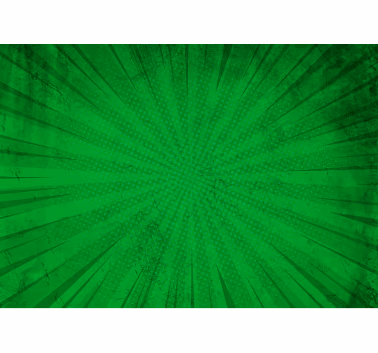 Dynamisk grön burst Övriga fototapeter - Tenstickers