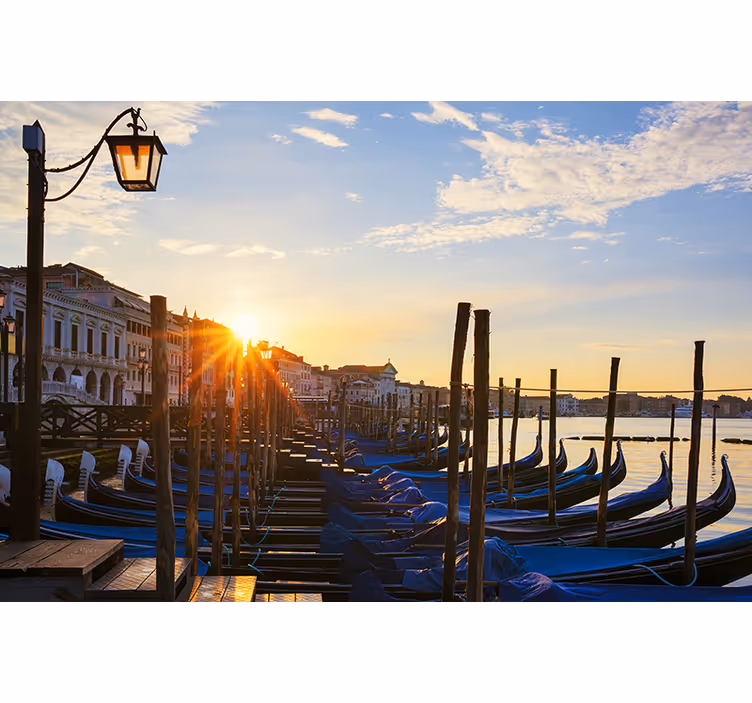 Fototapeter städer och länder venetian solnedgång - Tenstickers