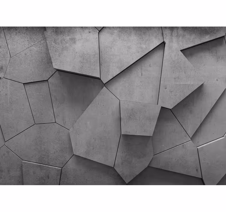 Betongvägg textur 3d fototapeta - Tenstickers
