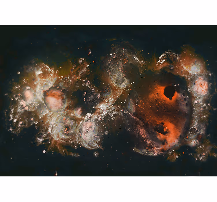 Fototapeter abstrakt celestial fluid mönster - Tenstickers