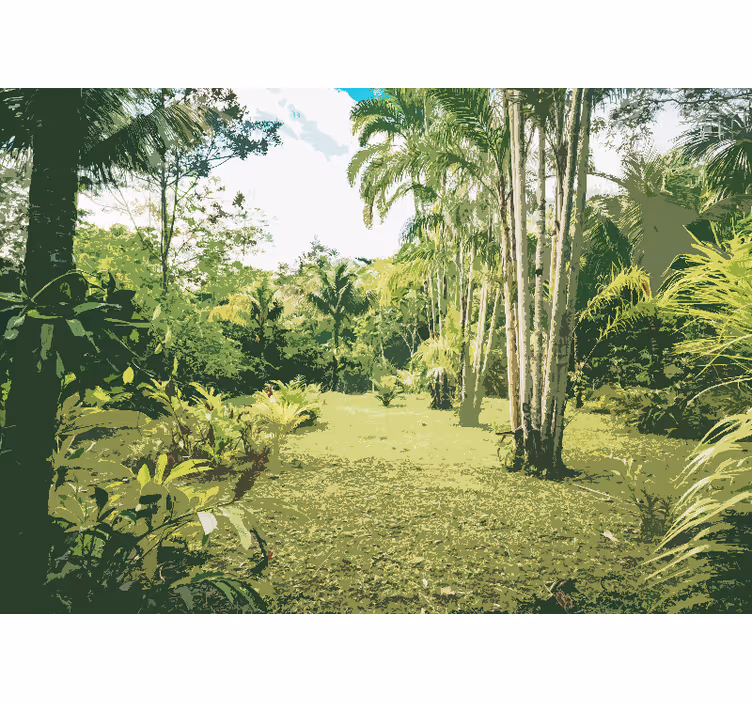 Amazon jungle forest fototapet - Tenstickers