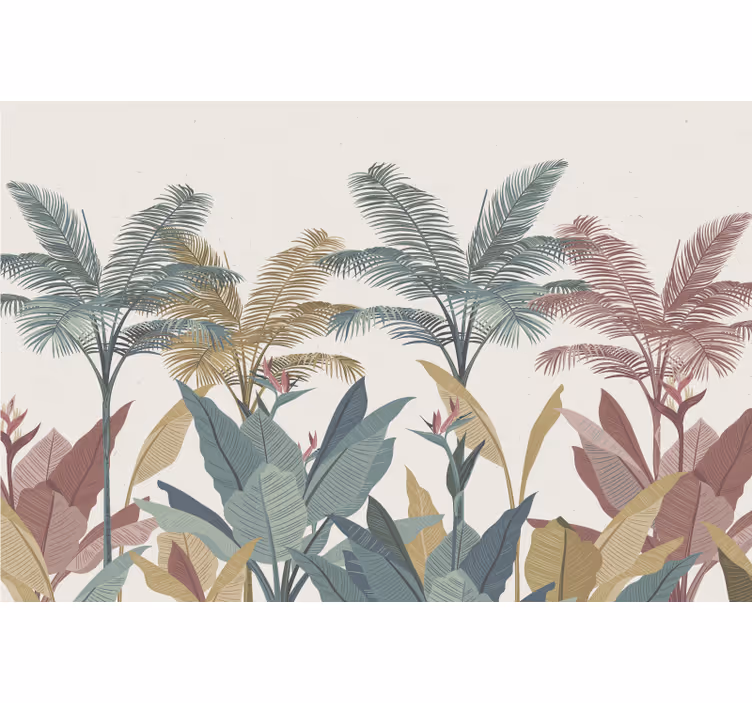 Fototapeter natur tropisk palmparadis - Tenstickers