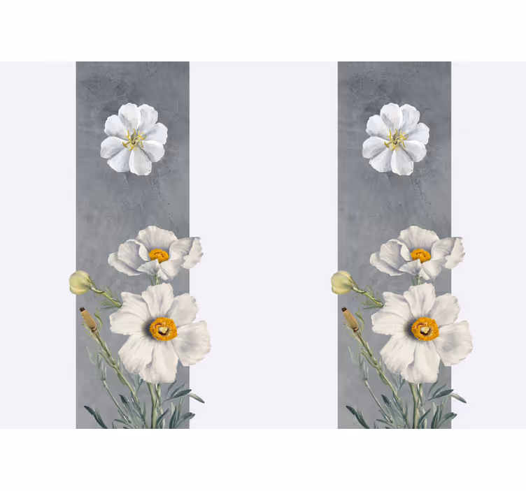 Elegant daisy design Fototapeter Blommor - Tenstickers