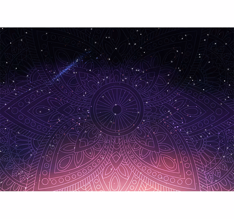 Fototapeter mandala invecklat mandala motiv - Tenstickers