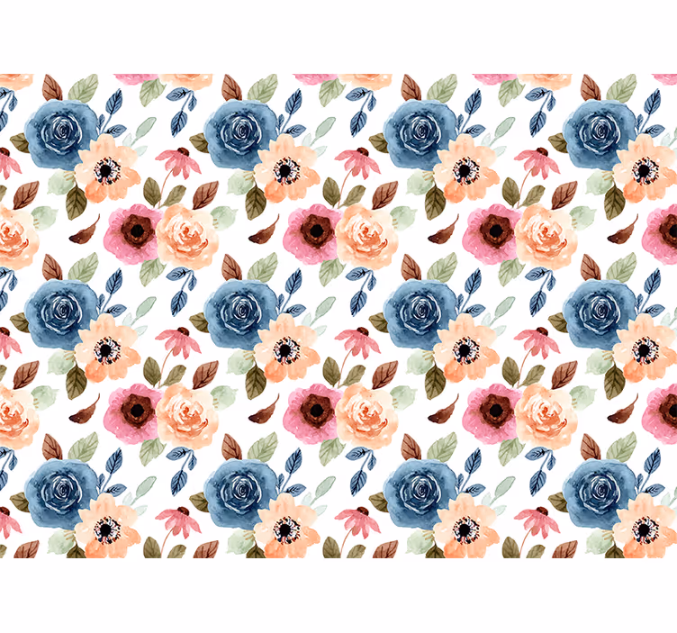 Fototapeter blommor floral komposition arrangemang - Tenstickers