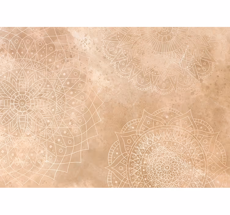 Mandalas vintage Fototapeter Salong - Tenstickers