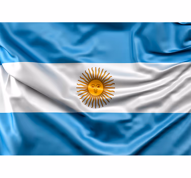 Argentinska flaggan Fototapeter Övriga städer och länder - Tenstickers