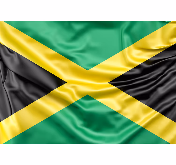 Jamaicanska flaggan Fototapeter Övriga städer och länder - Tenstickers