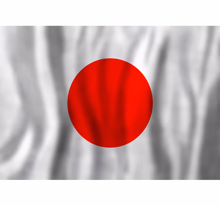 Japanska flaggan Fototapeter Övriga städer och länder - Tenstickers