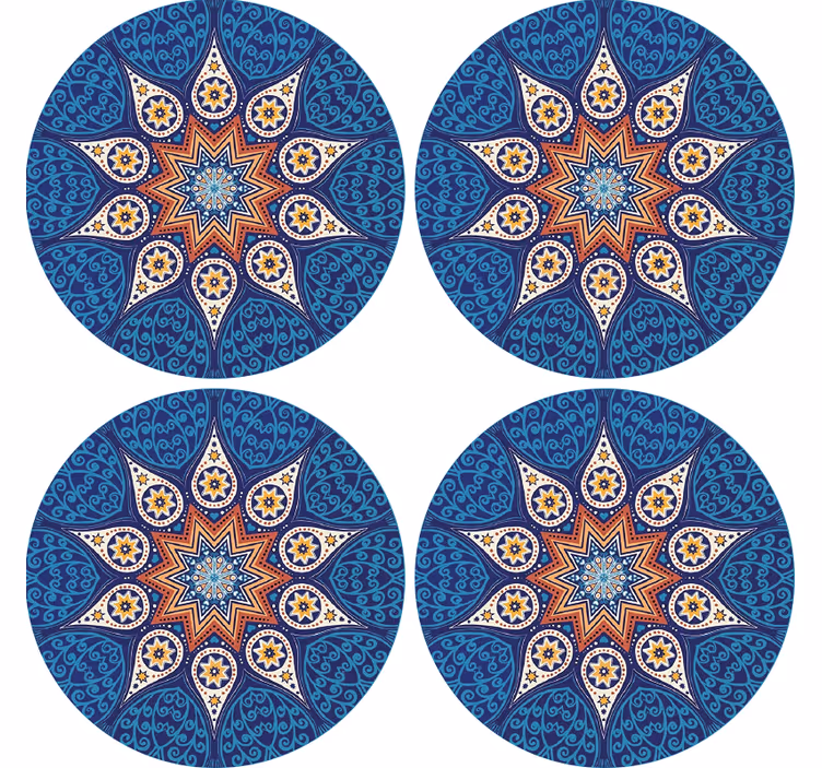 Mandala mosaik originalunderlägg - Tenstickers