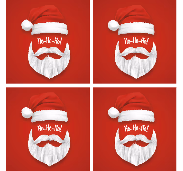 Ho jul dryck glasunderlägg - Tenstickers