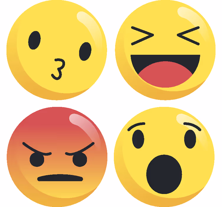 Emoticons geek dryck glasunderlägg - Tenstickers