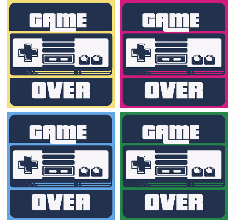 Gamer geek dryck glasunderlägg - Tenstickers