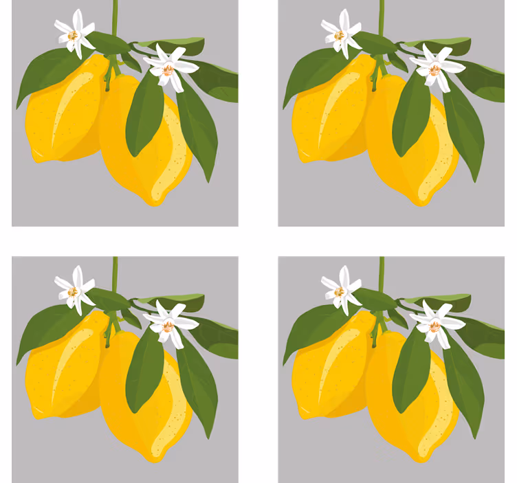 Citronträd citrusfartyg - Tenstickers
