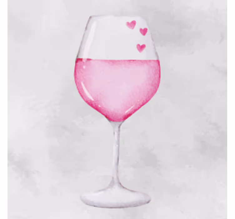 Glas vin modern glasunderlägg - Tenstickers