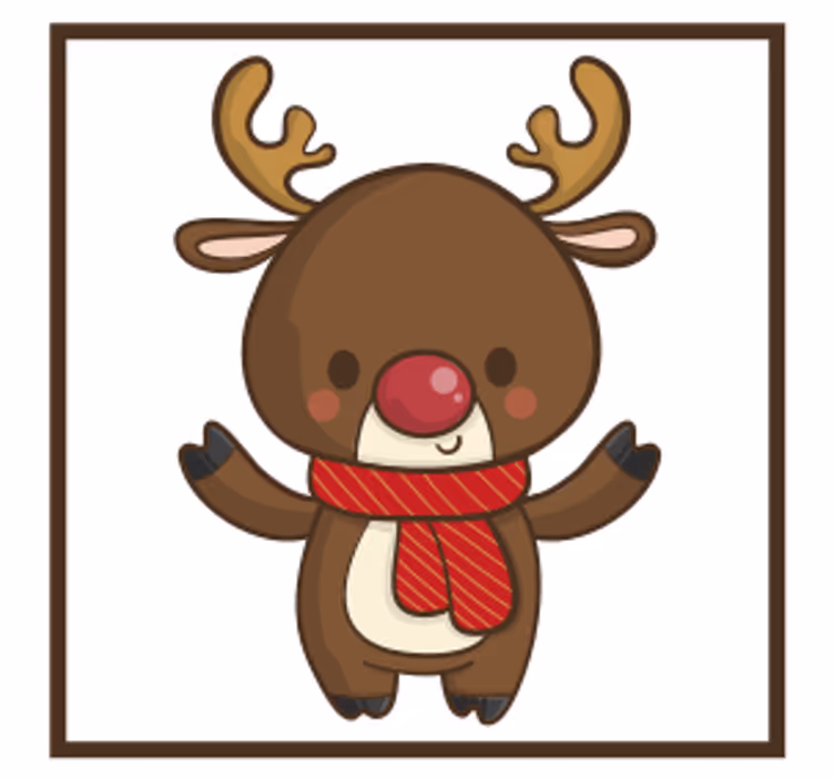 Söt renjulunderlägg - Tenstickers