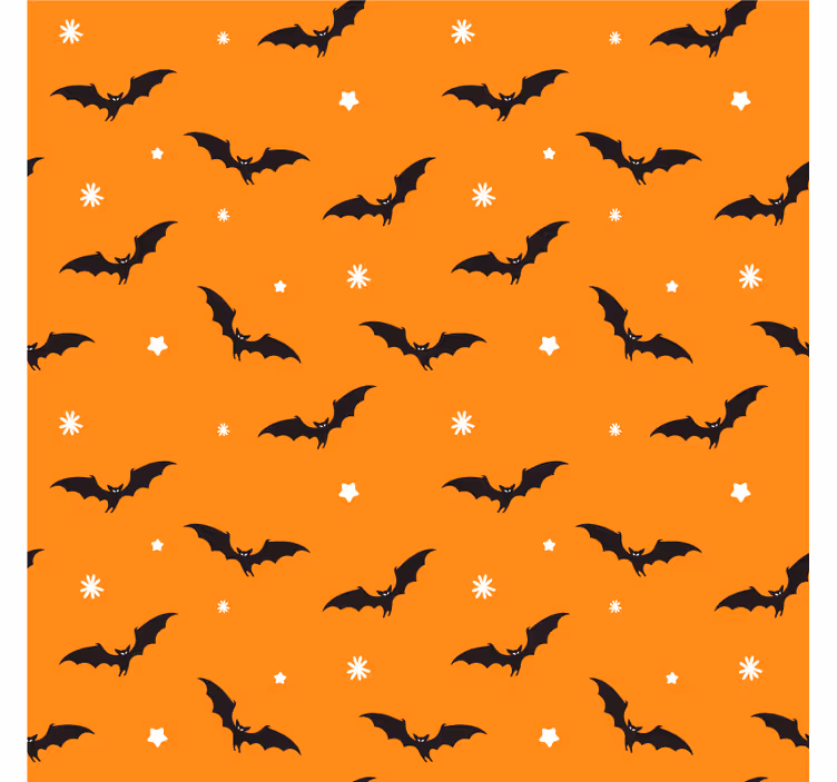 Fladdermöss halloween glasunderlägg - Tenstickers