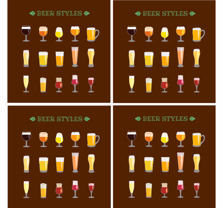 Olika ölglas ölmattor - Tenstickers