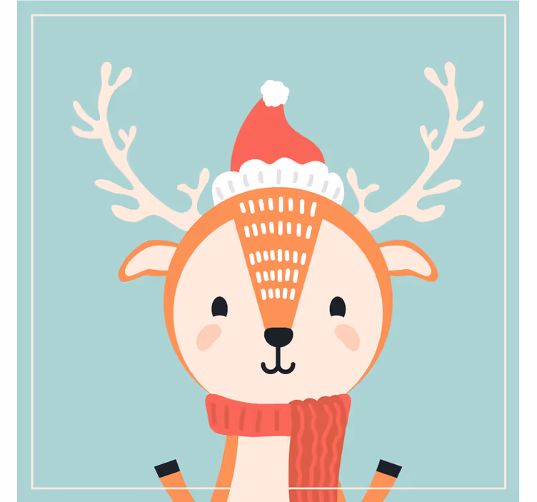 Julunderlägg festligt renkaraktär - Tenstickers