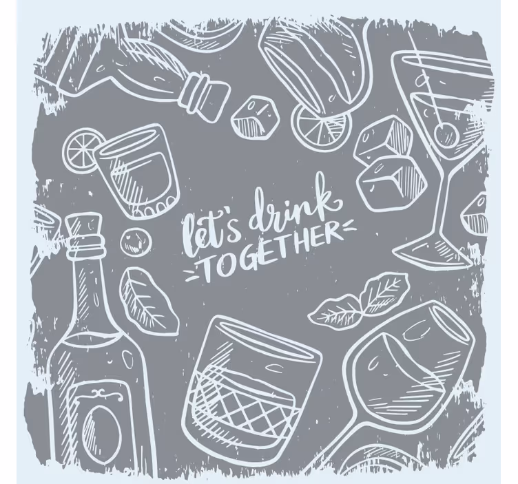 Glasunderlägg öl cocktails och glasprodukter - Tenstickers