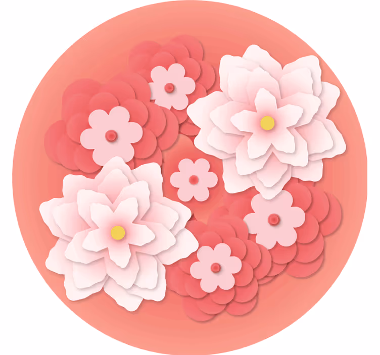 Glasunderlägg nördar lagerblommor arrangemang - Tenstickers