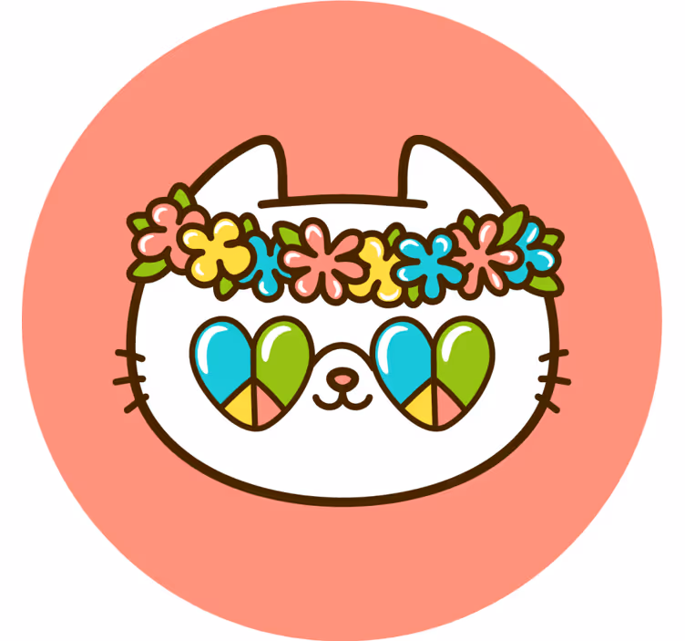 Maxwell och williams style cat geek glasunderlägg - Tenstickers