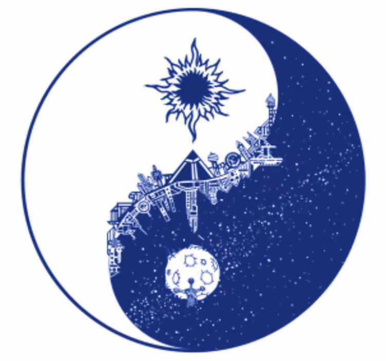 Glasunderlägg öl himmelsk kosmisk scen - Tenstickers