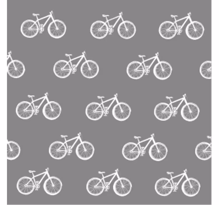 Glasunderlägg modernt cykelmönster - Tenstickers