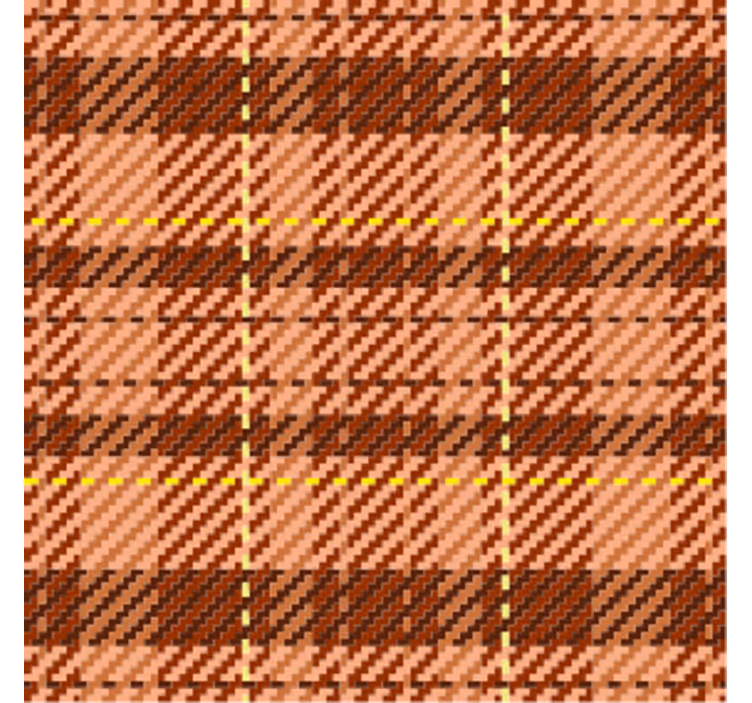 70-tal tygmönster vintage glasunderlägg - Tenstickers