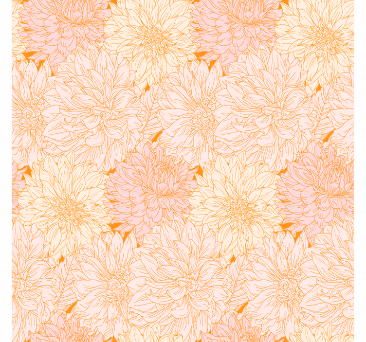 Glasunderlägg med blommönster arrangemang - Tenstickers
