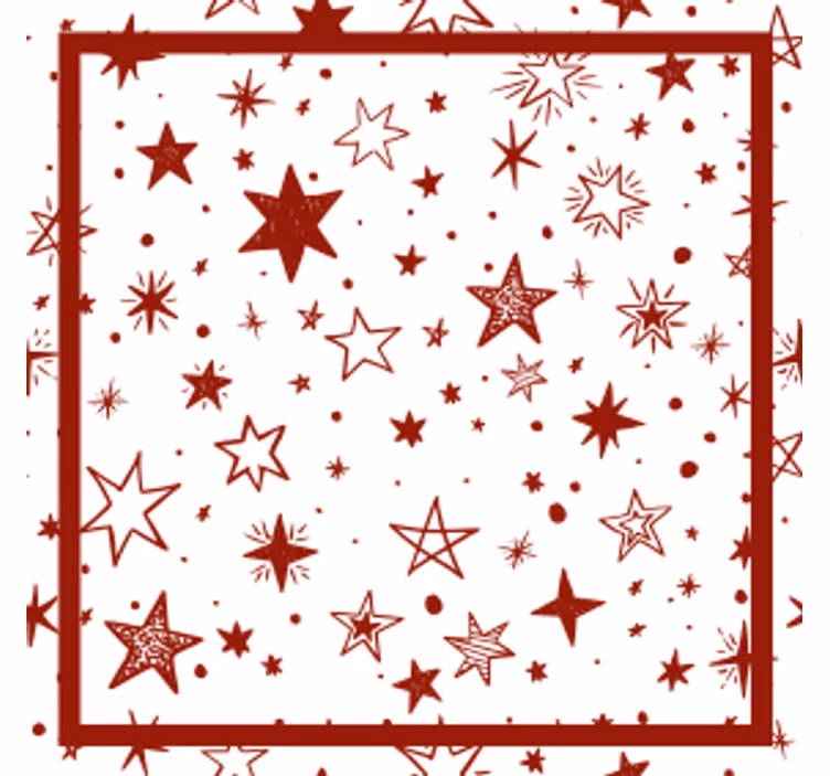 Julunderlägg stjärnig julmönster - Tenstickers