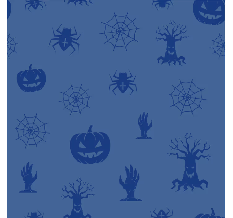 Glasunderlägg halloween spöklika skuggor mönster - Tenstickers