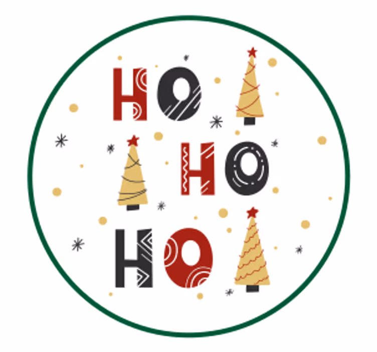 Julunderlägg festliga julträd - Tenstickers