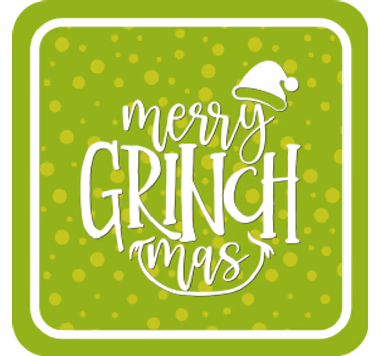 Julunderlägg god jul grinchmas hälsning - Tenstickers