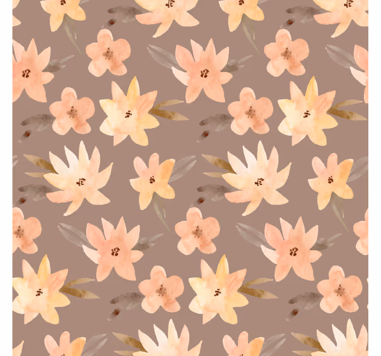 Aquarella blommor pastellfärger fler glasunderlägg - Tenstickers