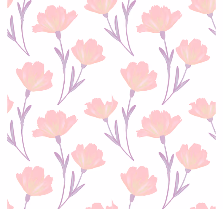 Glasunderlägg med blommönstertryck - Tenstickers