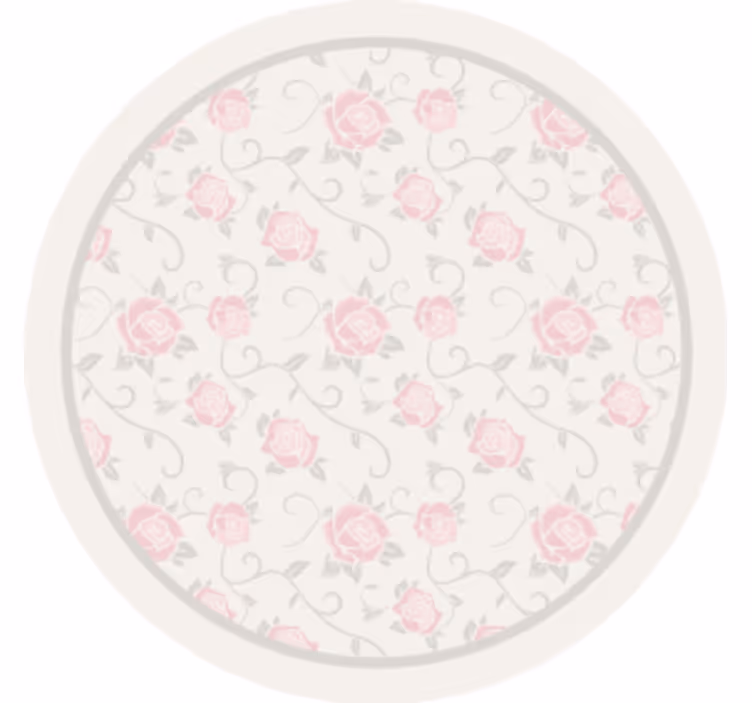 Glasunderlägg vintage blommönster - Tenstickers
