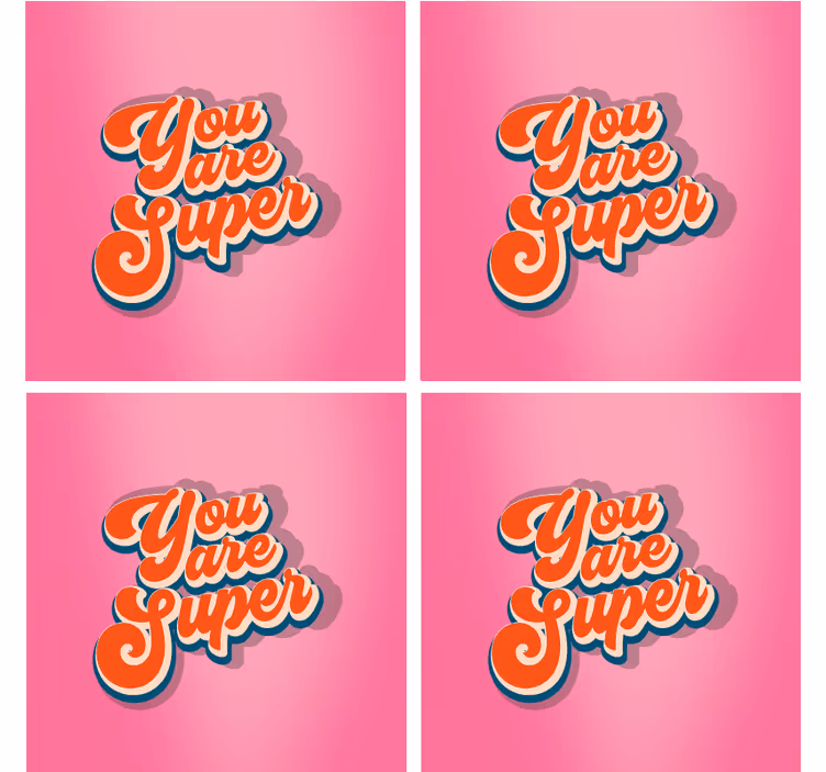 Glasunderlägg fraser med inspirerande citat - Tenstickers