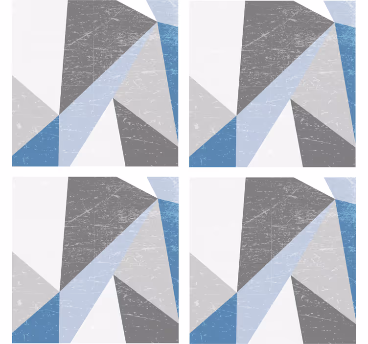 Glasunderlägg geometriska vinkelformer - Tenstickers