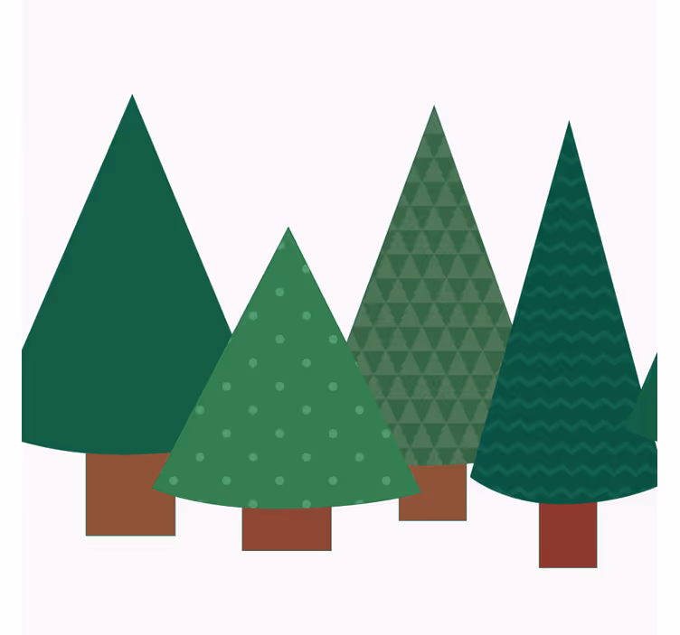 Lapptäcke julgran mönster glasunderlägg - Tenstickers